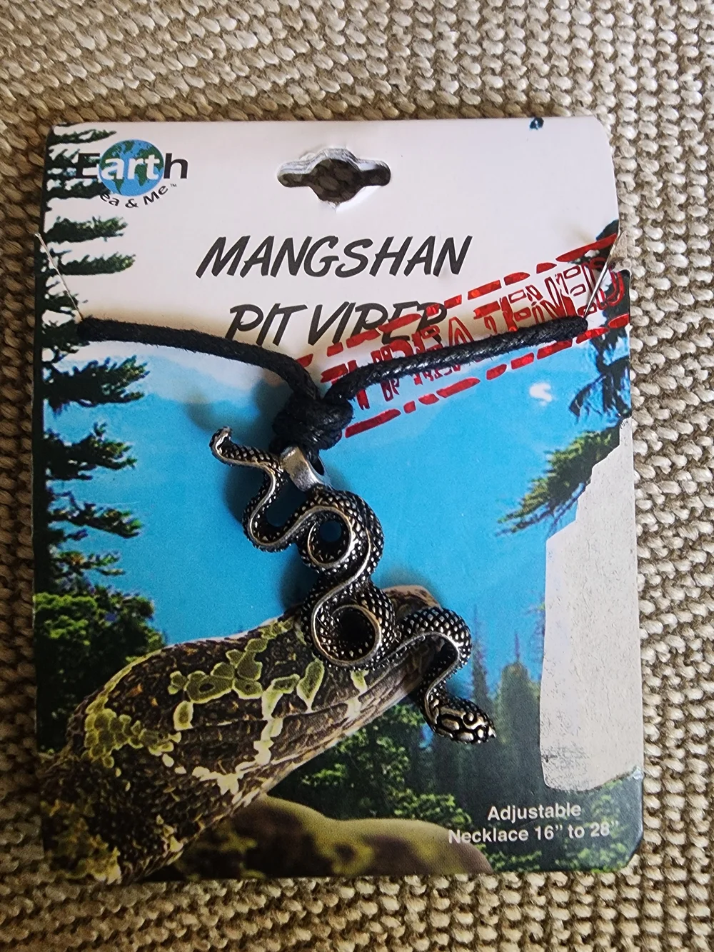 Earth, Sea & Me Mangshan Pit Viper Necklace